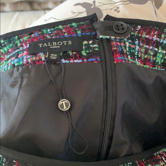 🌺TALBOTS Woman MULTICOLOR TWEED SKIRT🌺 - Picture 4 of 5